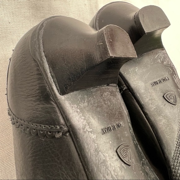 NWOT AGL Attilio Giusti Leombruni leather kitten heel sz 38.5 - Picture 11 of 11